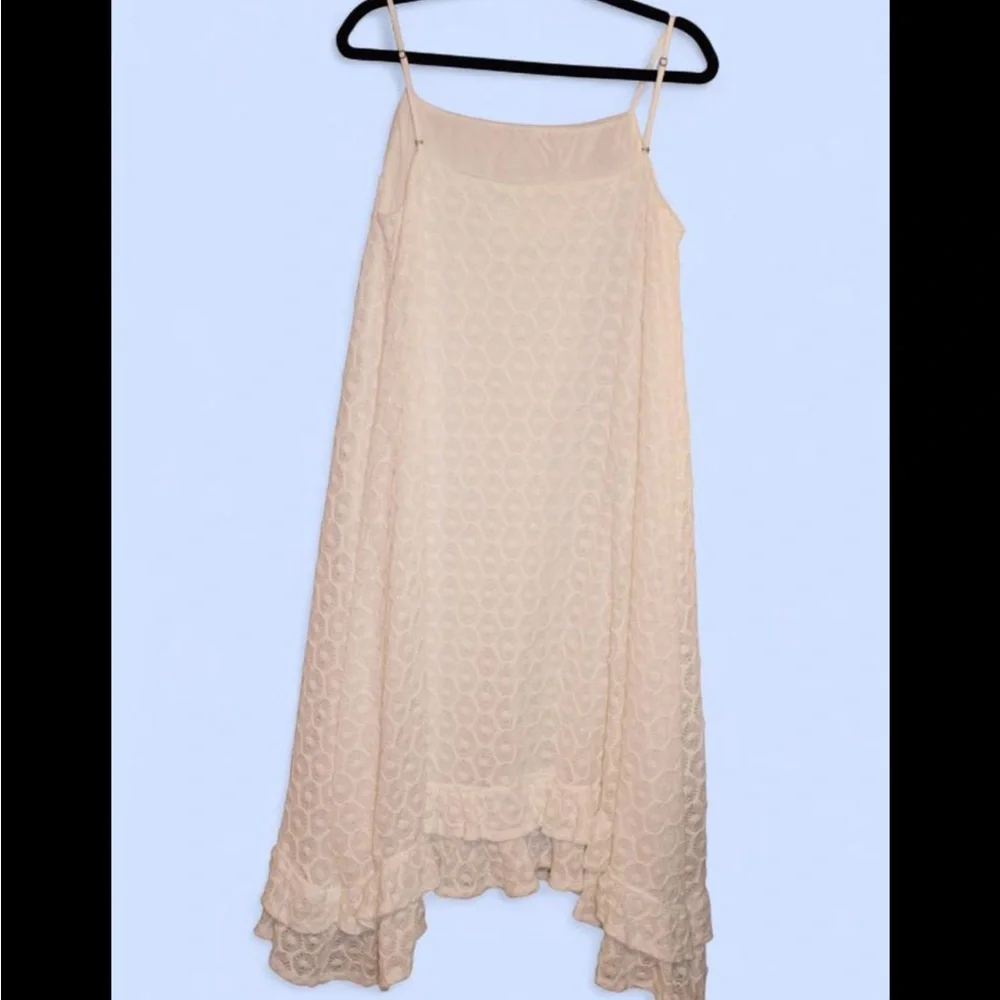 Anthropologie lace ivory midi dress women’s size medium nwt - Picture 5 of 8